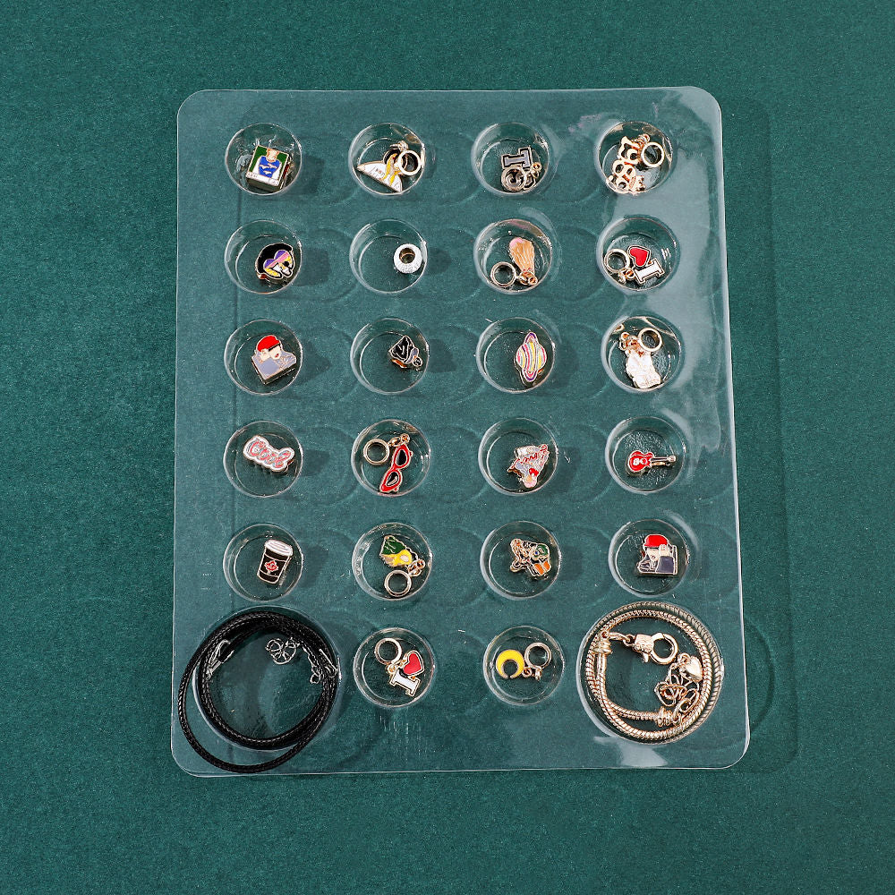 24-Grid Surprise Bracelet Bead Set